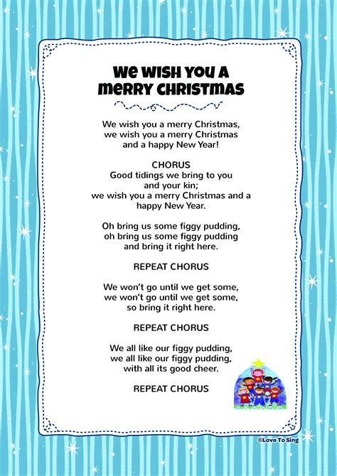 lyrics merry merry christmas